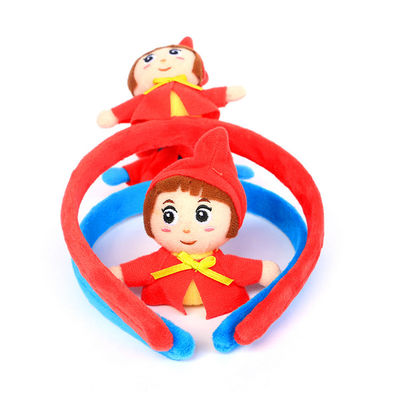 15cm o bambola sveglia su misura della forcella della ragazza delle clip di capelli della peluche di immagini del fumetto
