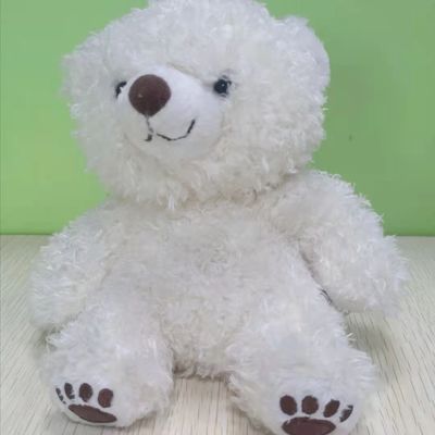 18*15cm ha personalizzato piccolo Teddy Bear Washable bianco