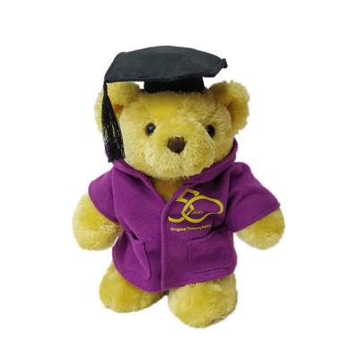 Giocattoli animali del cappello di Teddy Bear Stuffed Toy della peluche su ordinazione Doctorial dell'OEM