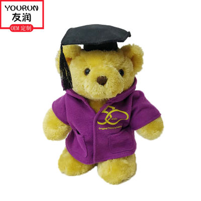 Giocattoli animali del cappello di Teddy Bear Stuffed Toy della peluche su ordinazione Doctorial dell'OEM