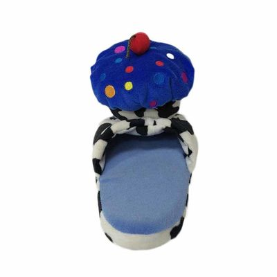 Mucca da latte blu Flip Flop Plush Stuffed Animal molle che modella la decorazione della casa della peluche