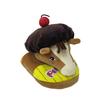 La peluche molle della mucca da latte gialla ha farcito la peluche modellante animale Flip Flop