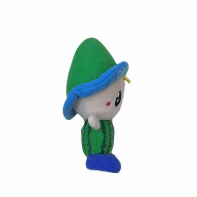 le bambole su ordinazione della peluche del ragazzo verde dell'anguria di 30cm appoggiano Sofa Cushion Customize