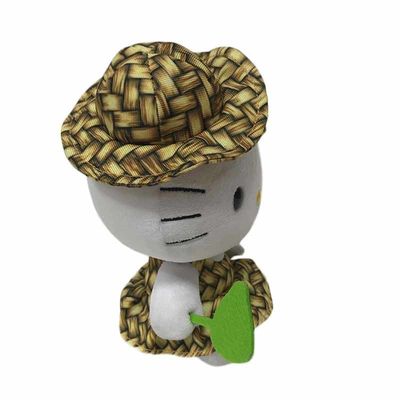 Regalo del giorno dei bambini di Kitty Stuffed Animal Plush Toys del cappello di usura ciao