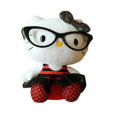 Giocattoli della peluche di Kitty Stuff Toy Stuffed Animal di vetro ciao