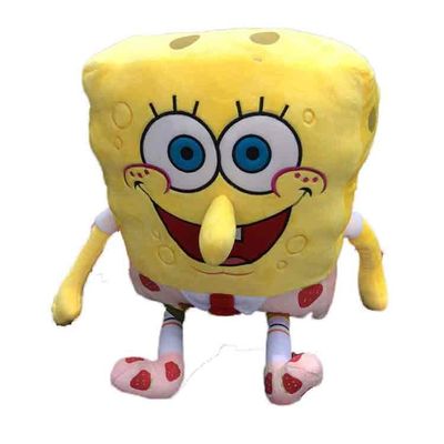 La peluche di anime dell'OEM gioca il regalo di compleanno dei bambini del cuscino della peluche di 40cm Spongebob