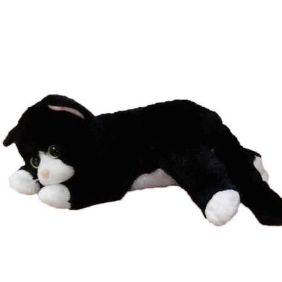 Giocattoli animali 100% della peluche Cat Stuffed Animal del poliestere in bianco e nero di 40CM