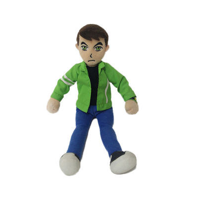 la peluche verde della bambola di sport di 35cm ha farcito i giocattoli Toy Gift molle sveglio variopinto