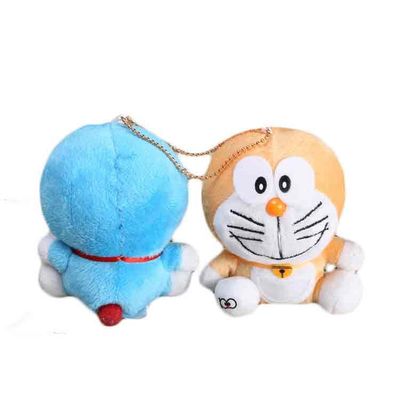 Dingdang inodoro sicuro Cat Plush Keychain Pp Cotton ha farcito Cat Keychain