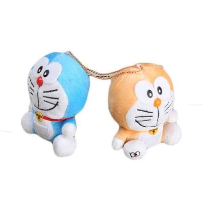 Dingdang inodoro sicuro Cat Plush Keychain Pp Cotton ha farcito Cat Keychain