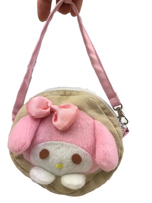 Decorazione zero circolare della casa della peluche del portafoglio di Mini Fashion Cute Rabbit Plush