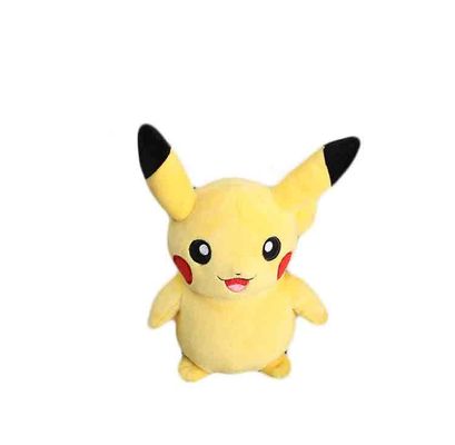 La peluche sveglia di anime di Warmness gioca l'agente investigativo Pikachu Cuddly Toy Customized del cotone dei pp