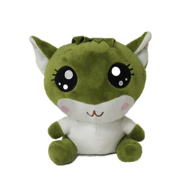 Regalo verde dei bambini di Cat Toy Detective Soft Cuddly Toy del cotone sveglio dei pp