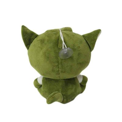 Regalo verde dei bambini di Cat Toy Detective Soft Cuddly Toy del cotone sveglio dei pp