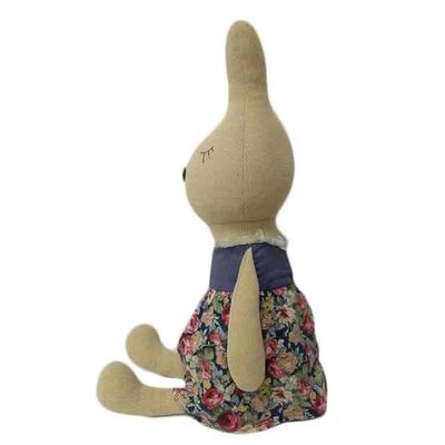 Giocattolo molle di Bunny Stuffed Plush Toys Floral del coniglio respirabile della gonna