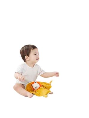 Burattino di mano animale farcito neonato di 0-1 anni della peluche Toy Baby Comforting Towel