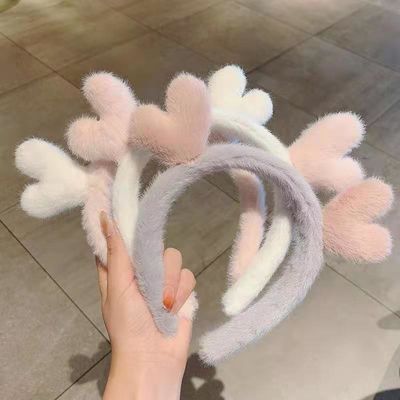 Clip di capelli della peluche per il lavaggio del fronte