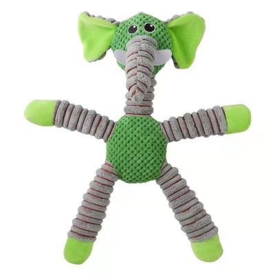 Peluche amichevole Toy With Elasticity del cucciolo di cane del morso di iso ECO anti