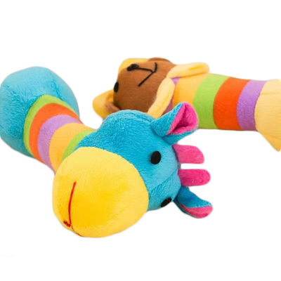 I giocattoli molari resistenti della peluche degli animali domestici del cane del morso scortecciano il cuscino della peluche con il suono 20cm