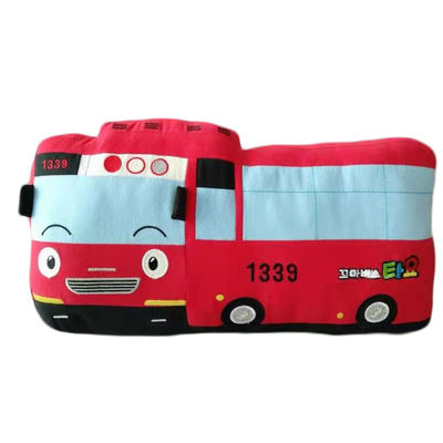 Ragazzi giocattoli della peluche dell'automobile di S dello scuolabus della peluche di Toy Children rosso o verde di 30cm '