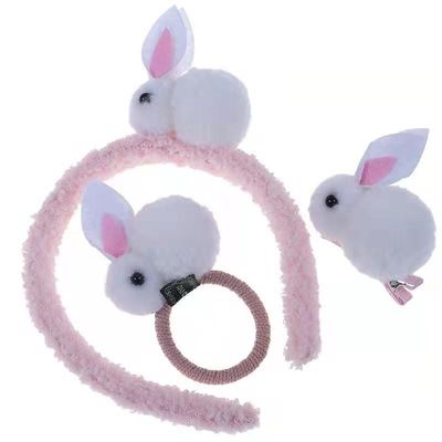 Copricapo Toy Accessories molle della corda dei capelli di Chiliren della fascia della peluche del coniglio dell'OEM