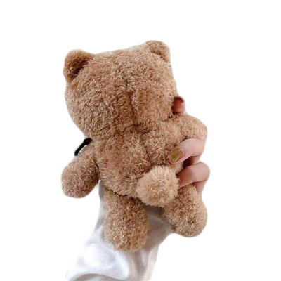 Peluche protettiva della cassa della cuffia avricolare di Teddy Bear Doll Apple Wireless