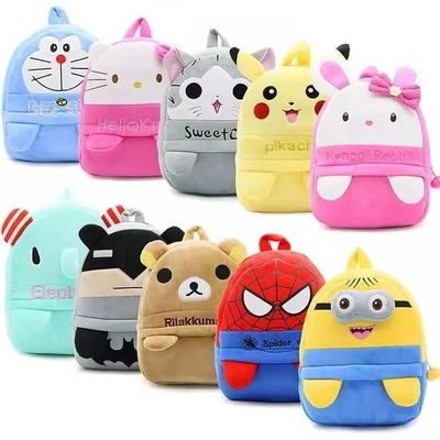 zaino della scuola della peluche di Pokemon di asilo di 25cm*30cm 3-6 anni di borsa su ordinazione della peluche