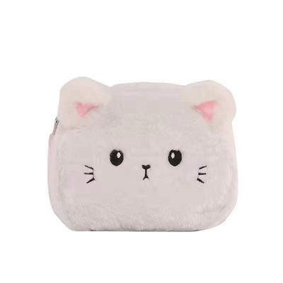 Zaino sveglio di principessa Girl Cross Body Cat Plush Bag Fluffy Baby di 12*20cm piccolo