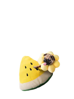 La pizza ha modellato il cane che farcito Toy Vocal Pet Molars Plush gioca il cotone di 100% pp