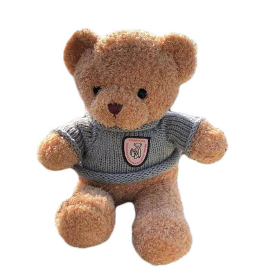 bambola di straccio della peluche di 25cm Brown Teddy Bear Girlfriend Birthday Gift