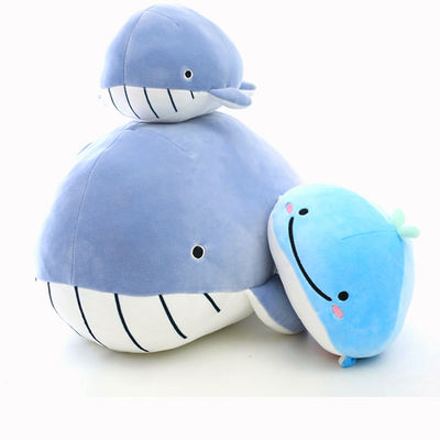 Giocattoli della peluche farciti pesce blu-chiaro