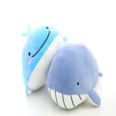 Giocattoli della peluche farciti pesce blu-chiaro
