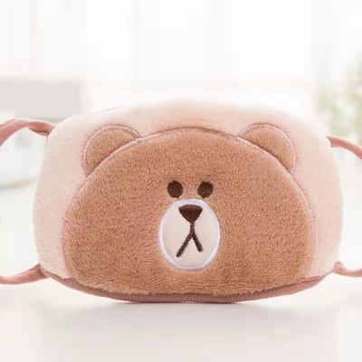Prova fredda ispessita respirabile 15cm*9cm di cotone del fumetto della maschera pura sveglia della peluche