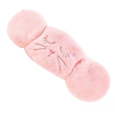 Paraorecchie della bocca della peluche del fumetto con la borsa dell'orecchio