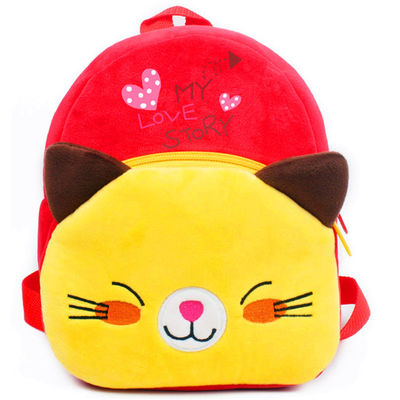 3 anni di Cat Child Stuffed Animal Backpack di asilo della borsa su ordinazione della peluche