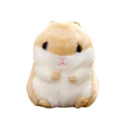 Regalo di compleanno Mini Plush Doll del pendente di Chubby Hamster Plush Keychain Bag