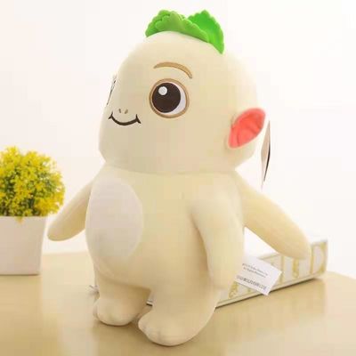 Piccoli giocattoli giallo-chiaro della peluche di re Cute Doll Anime del demone di 40cm Huba Plushie