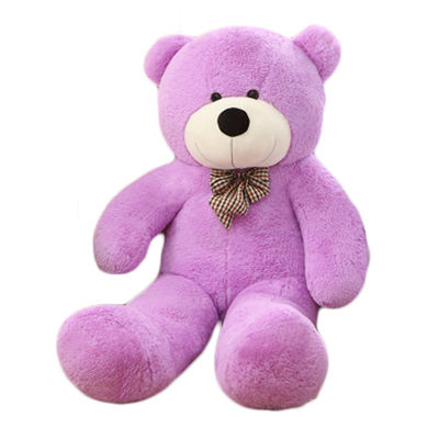 presente porpora di 1.2m grande Teddy Bear Doll Wedding Birthday