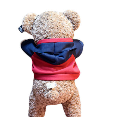la bambola di Brown Rose Velvet Teddy Bear Plush del negro 200g di 18cm ha vestito il giocattolo coccolo sveglio