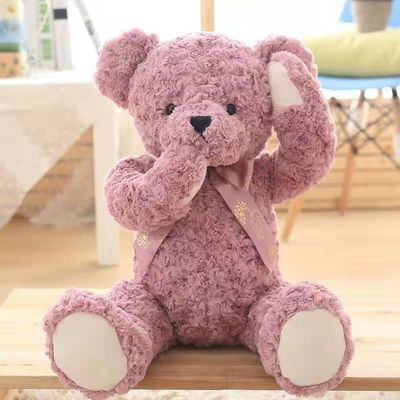 Bambola di straccio sveglia timida di Rose Red Girl Sleep Cuddle Teddy Bear Plush Toys Small 85cm