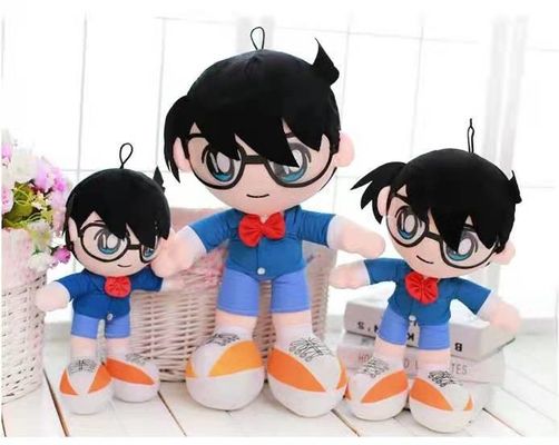 regalo di compleanno dell'agente investigativo di 40cm di Conan Plush Doll Cartoon Plush dei bambini blu dei giocattoli