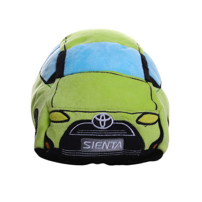 la peluche dell'automobile del fumetto farcita emulazione verde dei bambini di 30cm gioca alla moda