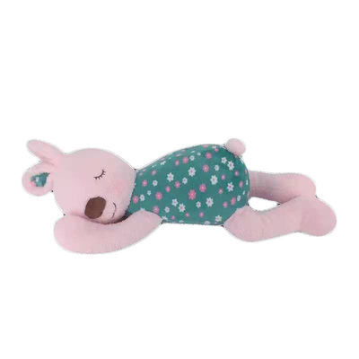 la peluche animale molle di 40cm gioca il caffè o il rosa del cuscino della peluche del coniglio di sonno