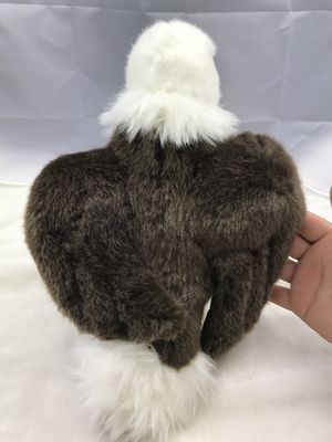 Cotone intestato bianco 30cm di Eagle Stuffed Plush Toys 100% pp o su misura