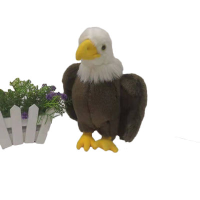 Cotone intestato bianco 30cm di Eagle Stuffed Plush Toys 100% pp o su misura