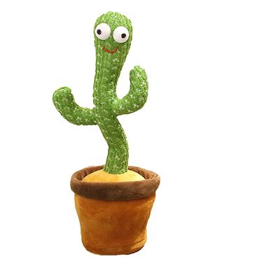 peluche ballante Toy For Home Decoration del cactus di canto di 30cm