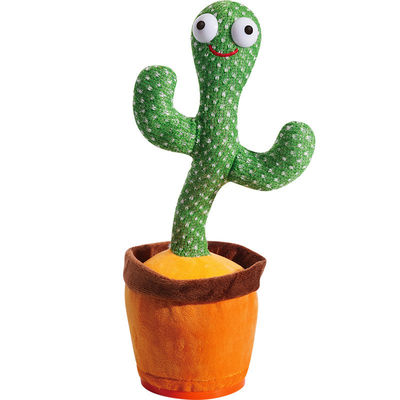 peluche ballante Toy For Home Decoration del cactus di canto di 30cm