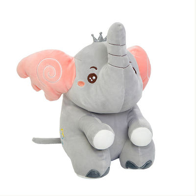 Giocattolo veloce della peluche dell'elefante del bambino del fumetto di rimbalzo 25cm