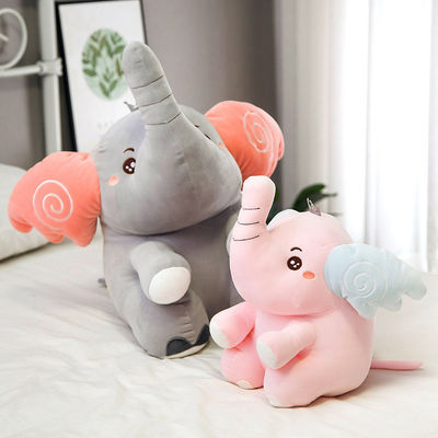 Giocattolo veloce della peluche dell'elefante del bambino del fumetto di rimbalzo 25cm