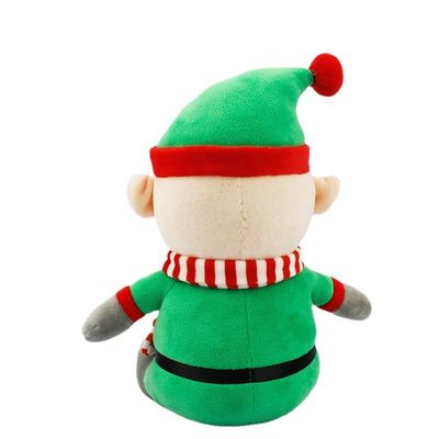 Giocattolo elettrico del regalo di Natale della peluche del ragazzo del fumetto del ricamo